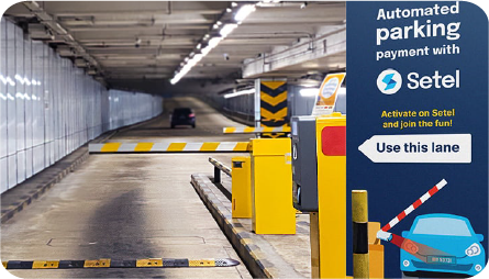 Setel payment option for parking