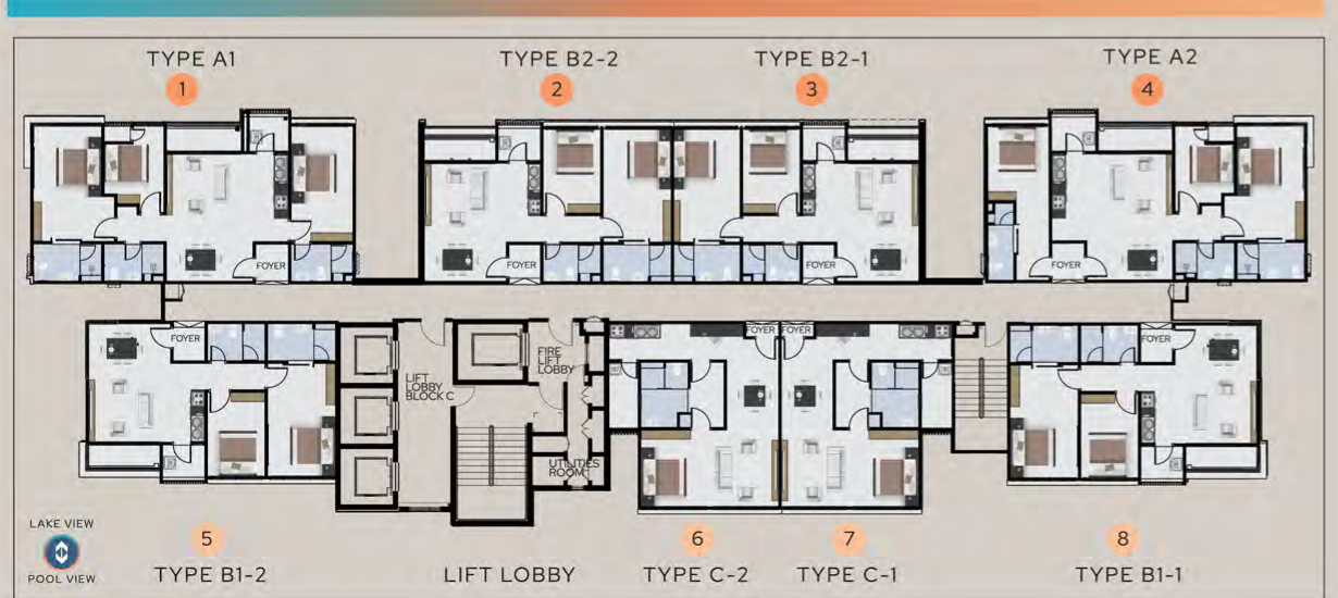 Begonia (Block B) site plan