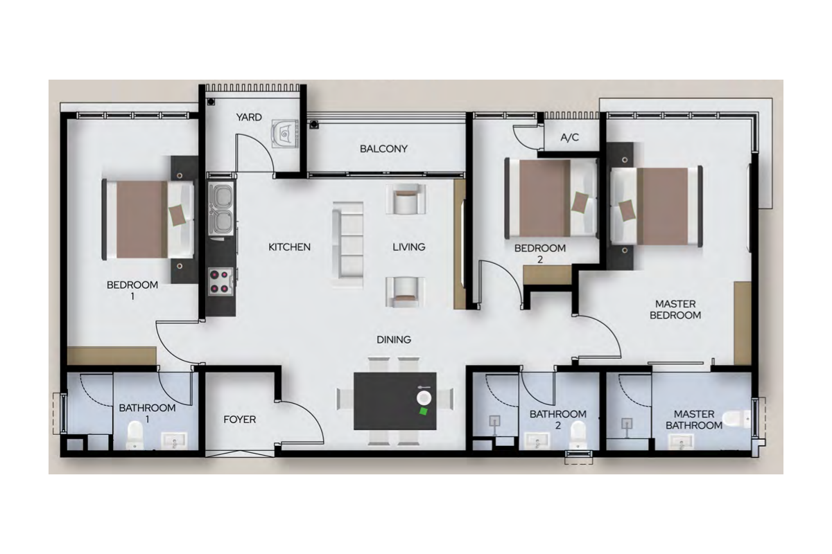 TYPE A1 site plan