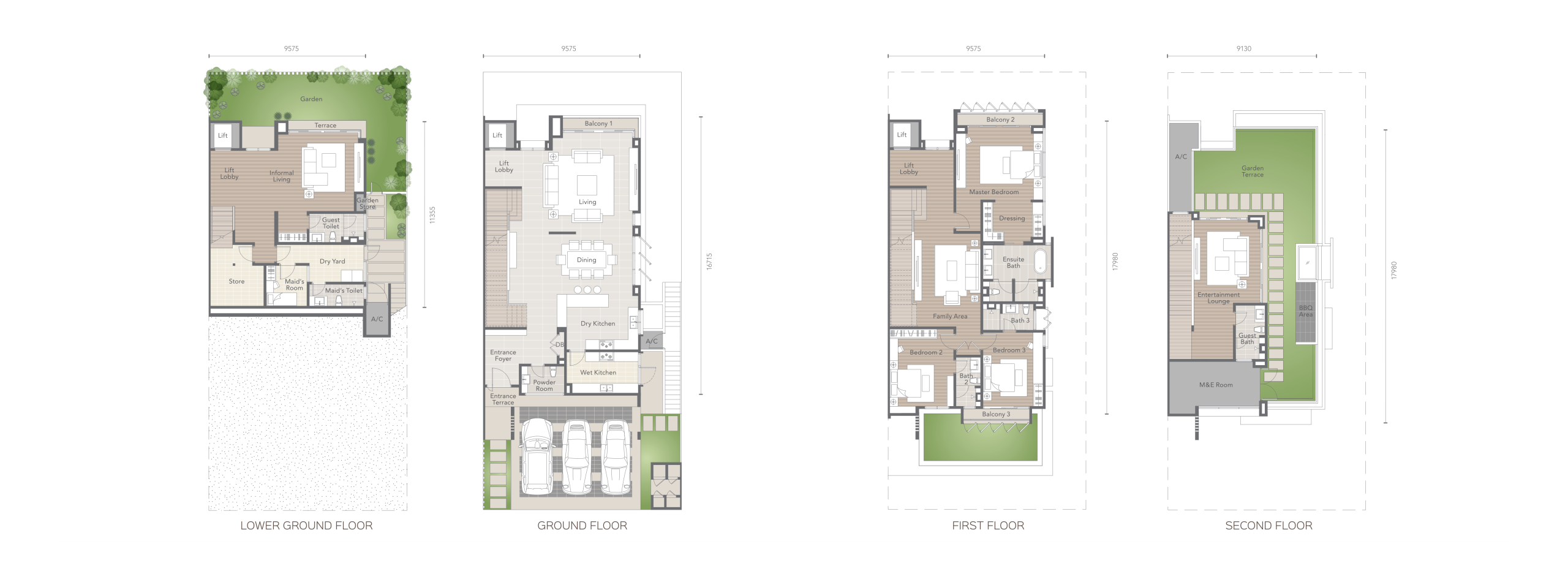 TYPE B1 site plan