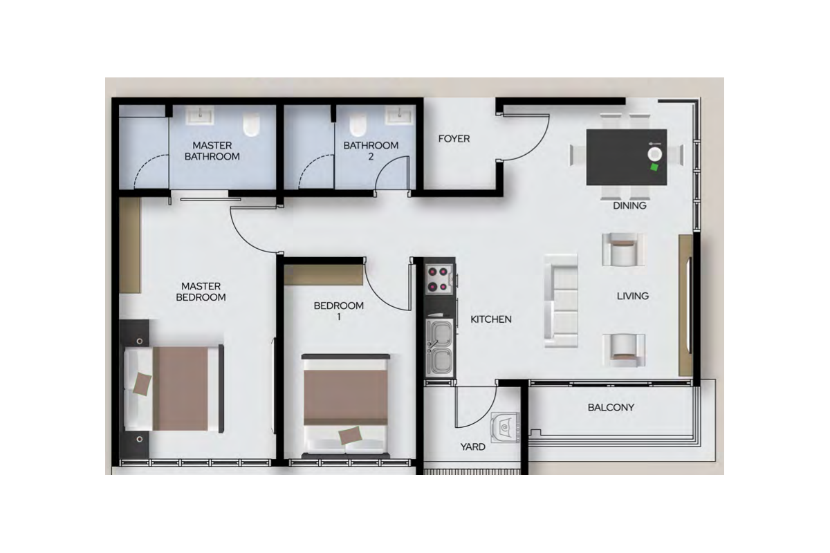 TYPE B1 site plan