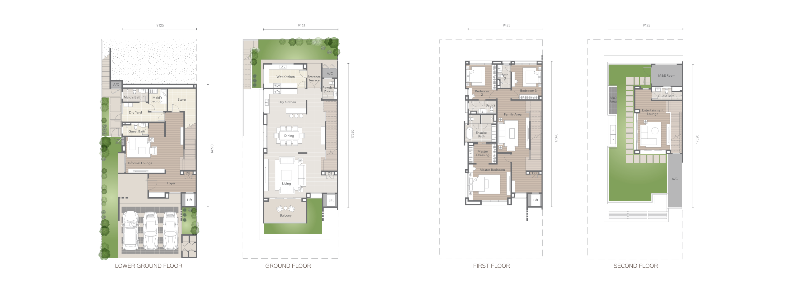 TYPE B2 site plan