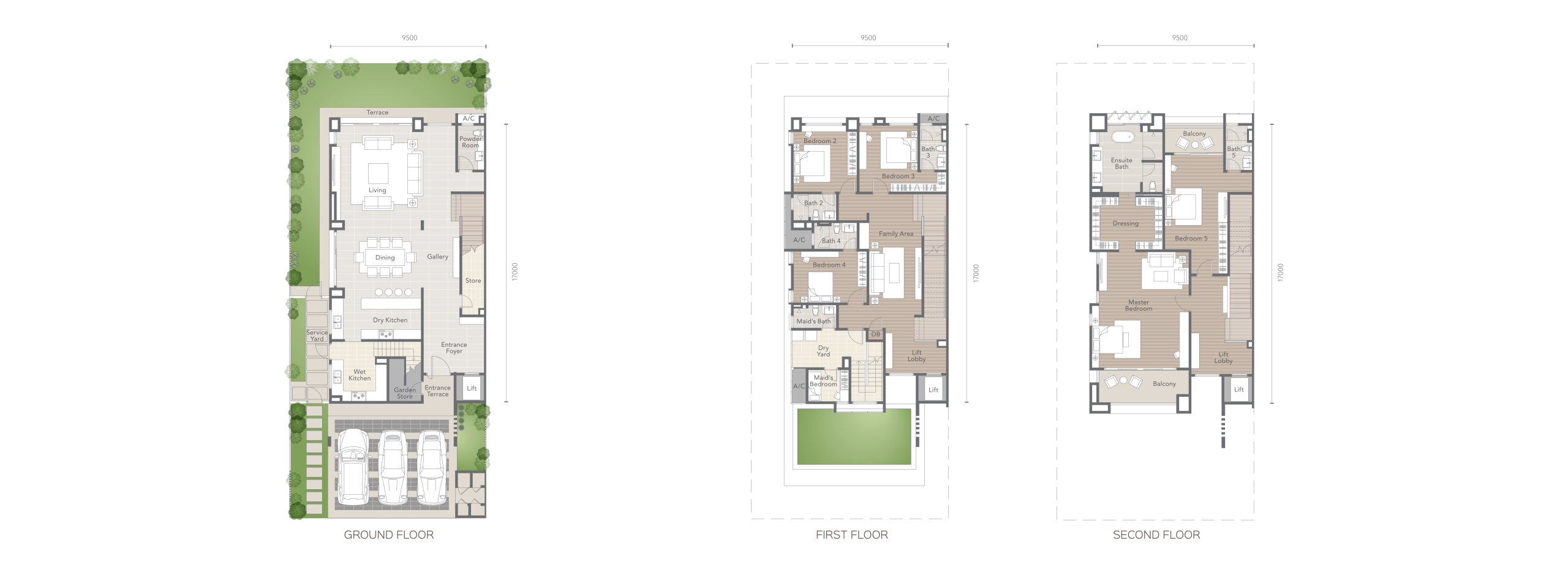 TYPE B3 site plan