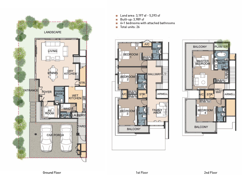 TYPE AA2 site plan